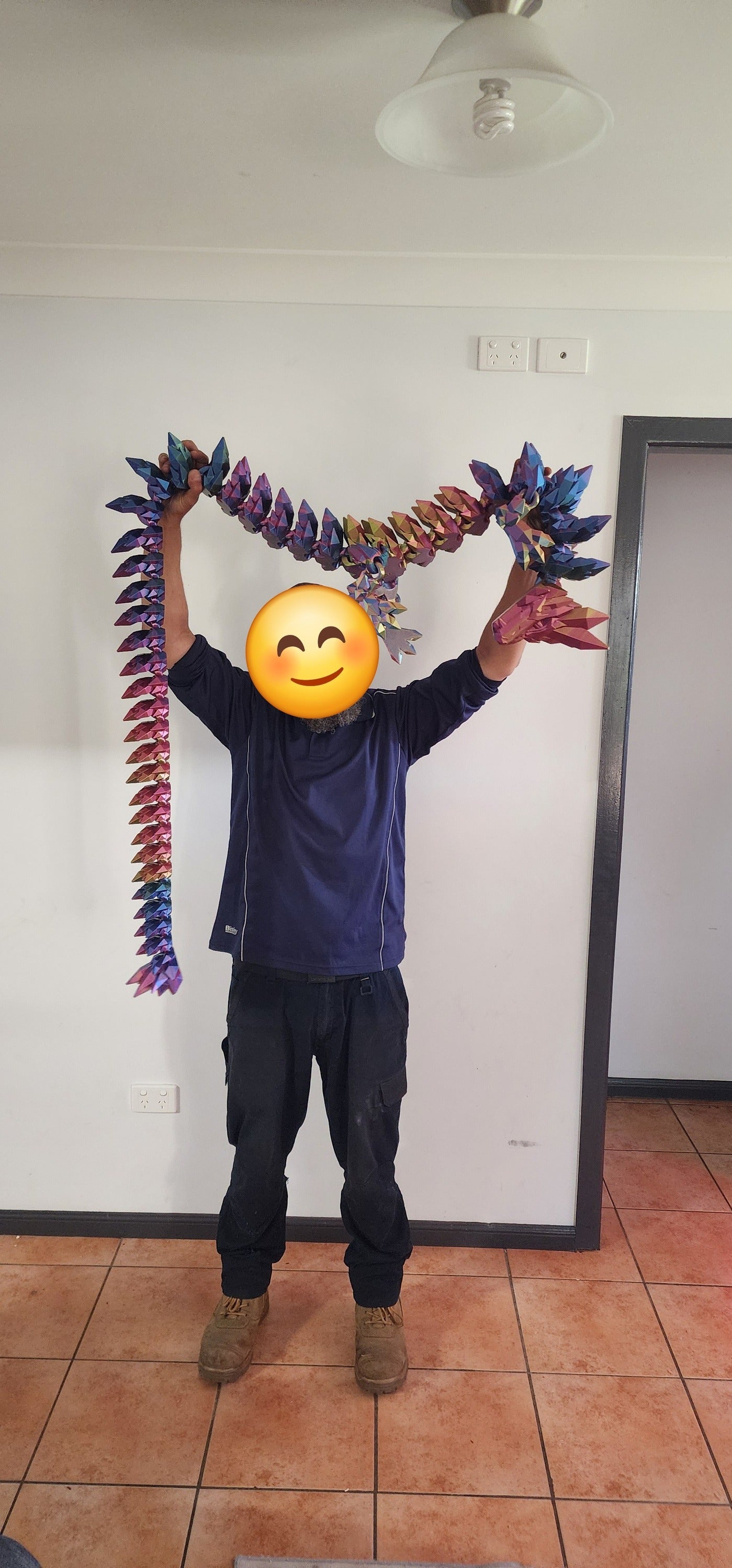 Articulated Crystal Dragon