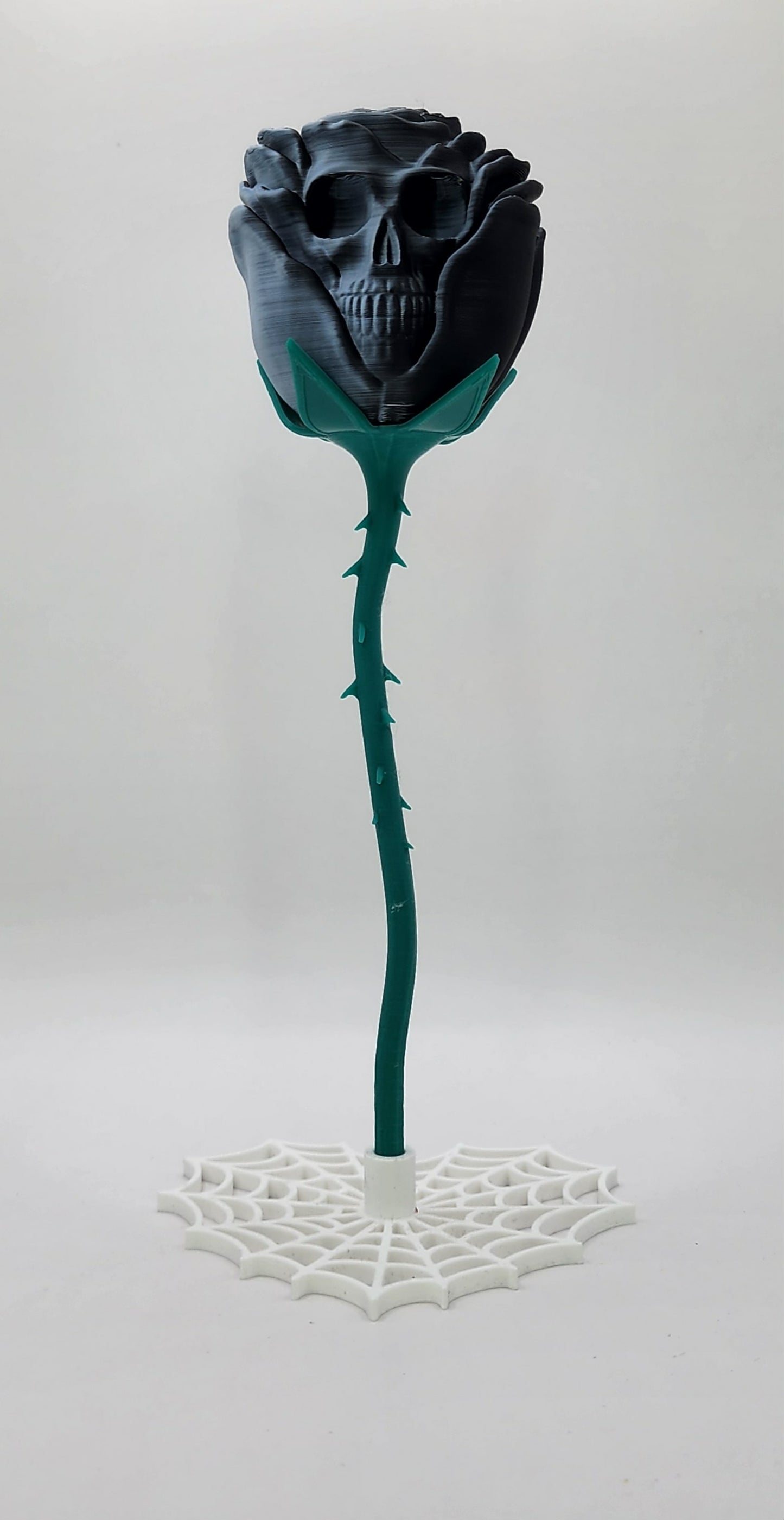 Skull Rose, Spider Web Stand