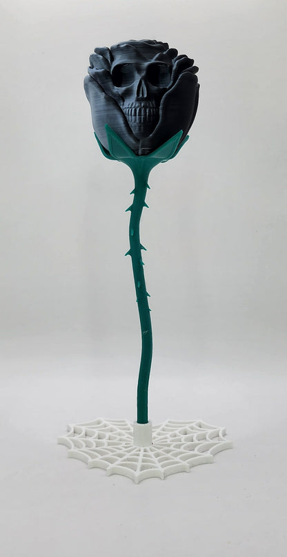 Skull Rose, Spider Web Stand