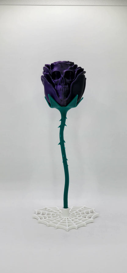 Skull Rose, Spider Web Stand