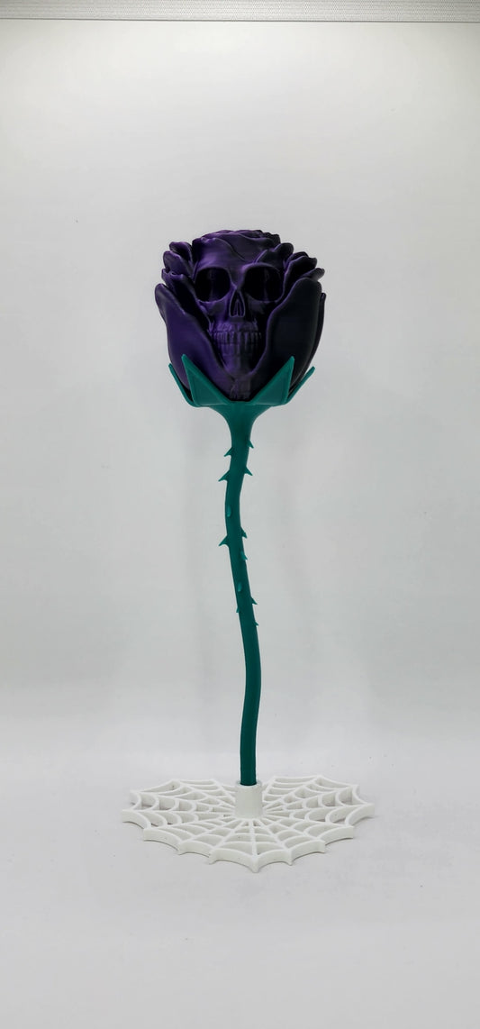 Skull Rose, Spider Web Stand