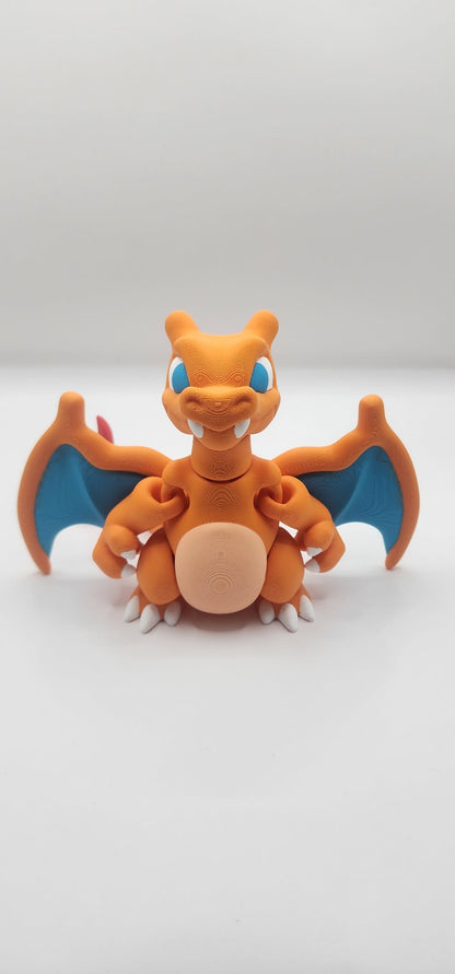Orange Fire Dragon
