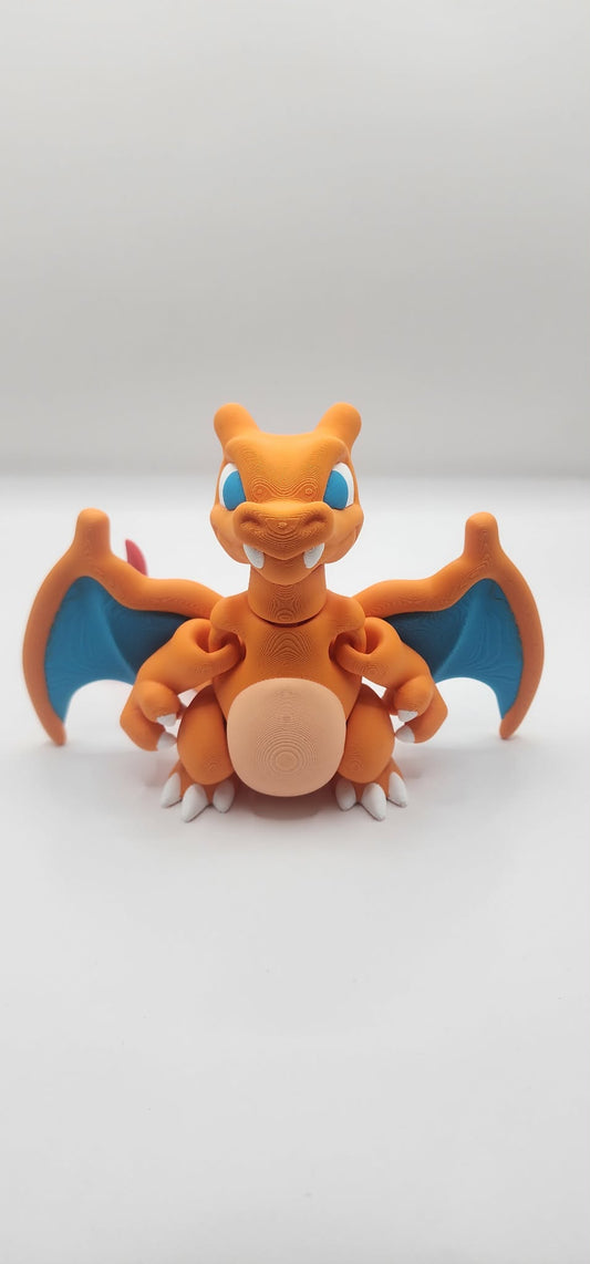 Orange Fire Dragon